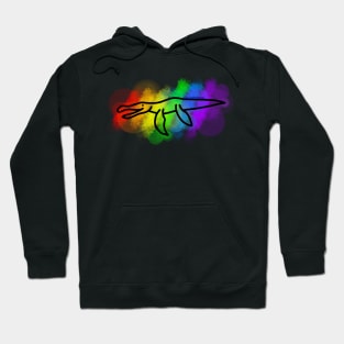 Rainbow Liopleurodon Hoodie